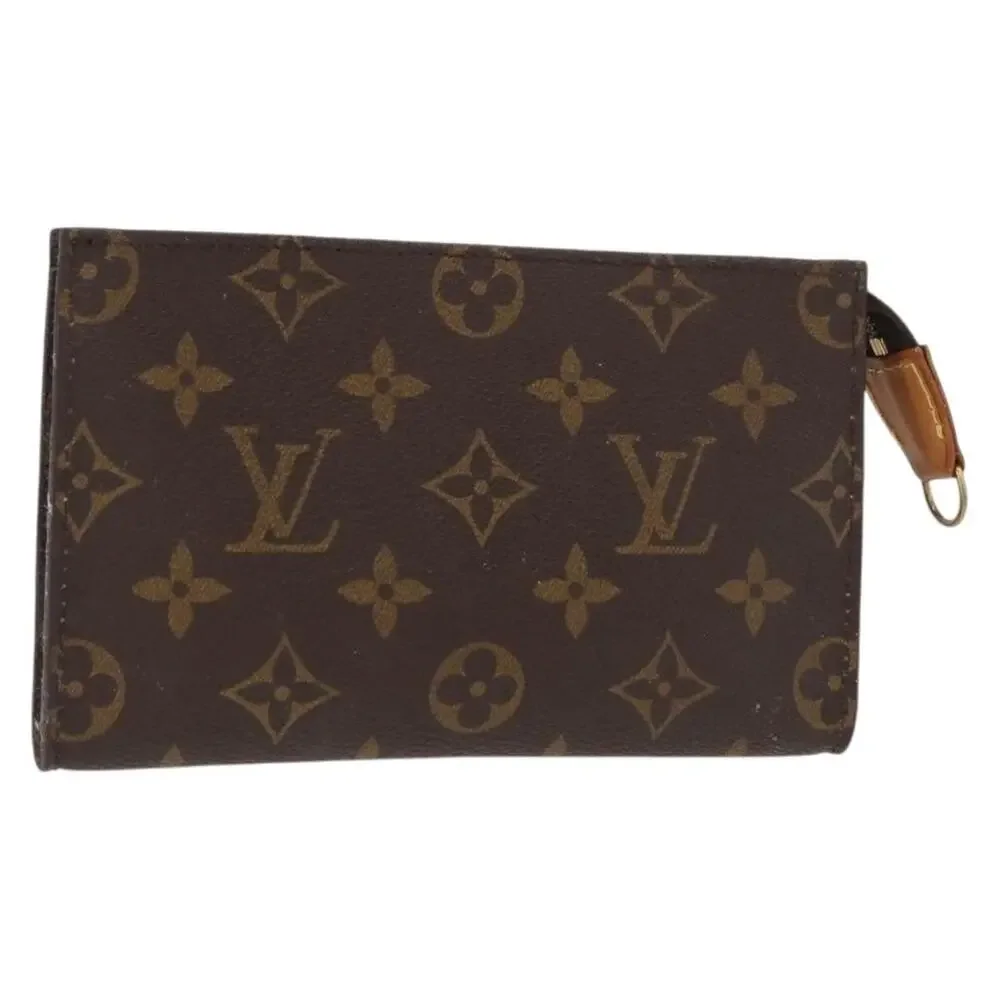 Louis Vuitton Monogram Bucket PM Accessory Pouch Brown